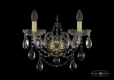 Бра  Bohemia Ivele Crystal  арт. 1411B/2/160/XL/G