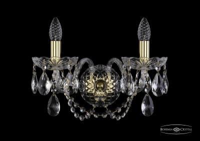 Бра  Bohemia Ivele Crystal  арт. 1402B/2/160/XL/G