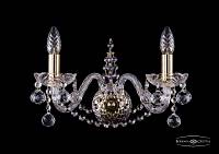 Бра  Bohemia Ivele Crystal  арт. 1411B/2/160/G/Balls