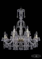 Люстра  Bohemia Ivele Crystal  арт. 1409/8+4/240/XL-76/G